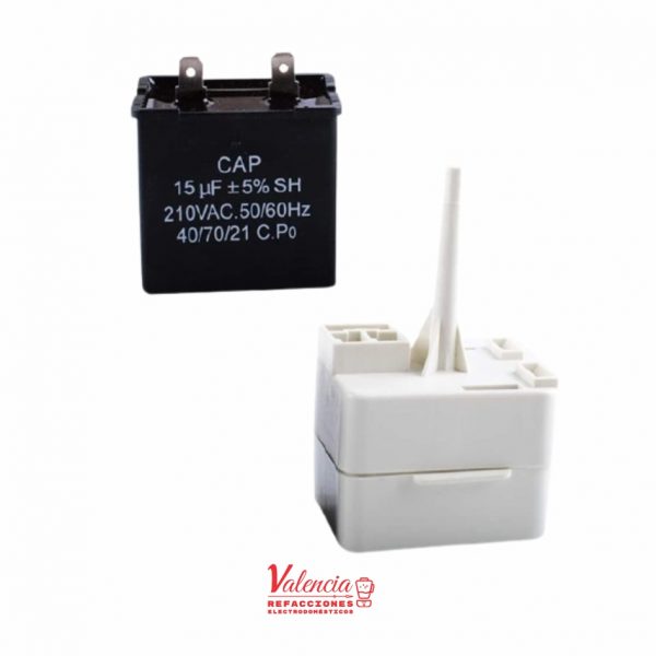Kit de arranque y capacitor